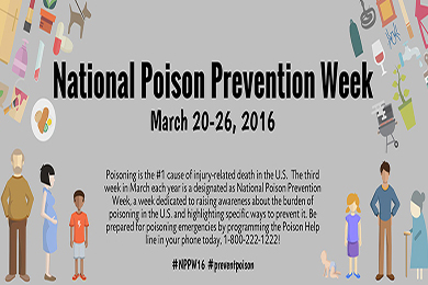 Maryland Poison Center Celebrates National Poison Prevention Week