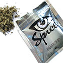 Packet of synthetic cannabinoids (labeled 